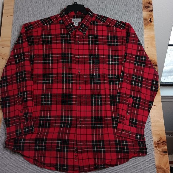 Sun River Other - Sun River Flannel Shirt Button Down Red Buffalo Plaid Oversized XXL